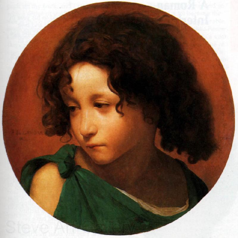 Jean Leon Gerome Portrait of a Young Boy France oil painting art